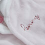 Personalised Pink Penguin Fleece Robe, thumbnail 3 of 6