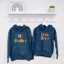 Multicoloured Brother Sister Hoodie Set, thumbnail 1 of 4