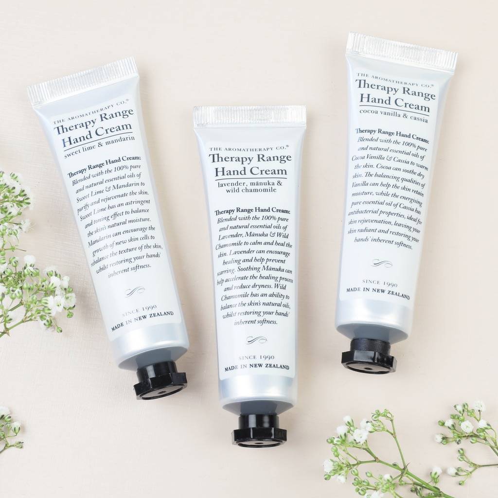 aromatherapy hand cream set by lisa angel