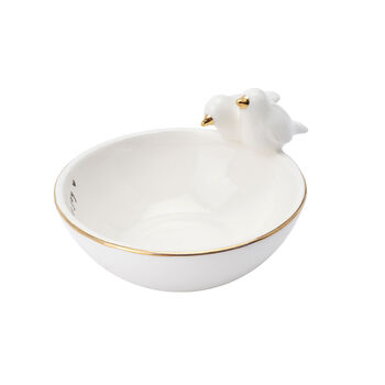 'Two For Joy' Lovebird Ceramic Trinket Bowl, 4 of 7