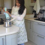 Personalised Linen Buttercups Apron, thumbnail 4 of 9