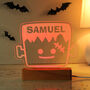 Personalised Frankenstein Wooden LED Light, thumbnail 8 of 9