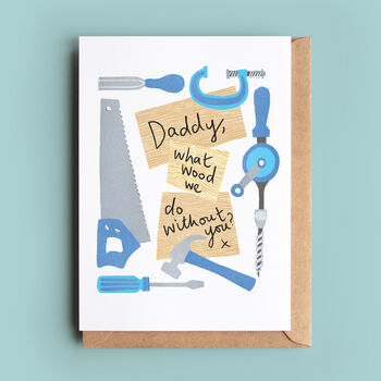 Woodworking Dad, Daddy Or Grandad Card, 3 of 4