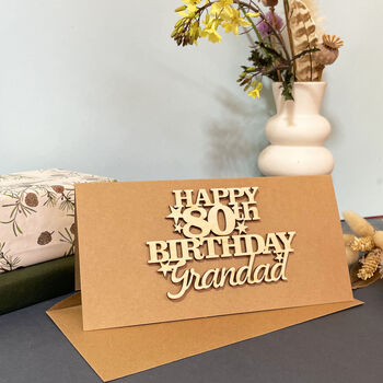 Personalised 80th Birthday Card Keepsake, 11 of 11
