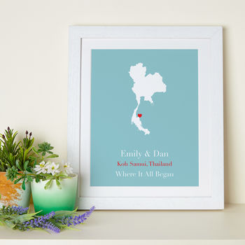 'Where It All Began' Personalised Print, 3 of 11