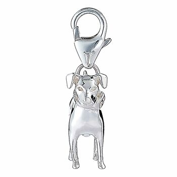 Jack Russell Sterling Silver Charm, 5 of 7