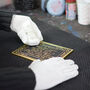 Personalized Brass Ornate Memorial Gift Plaque, thumbnail 5 of 7