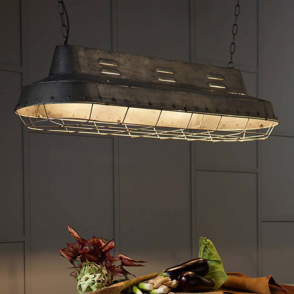 industrial metal ceiling light by cuckooland ...