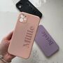 Personalised Custom Plastic Name Initials Phone Case, thumbnail 2 of 6