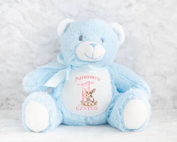 Personalised Pink First Easter Teddy, 8 of 12