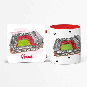 Liverpool Fc Mug And Coaster Bundle, Anfield Stadium, 3 of 6