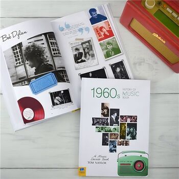 60's Music Decade Personalised Gift Music Lover Book, 5 of 10