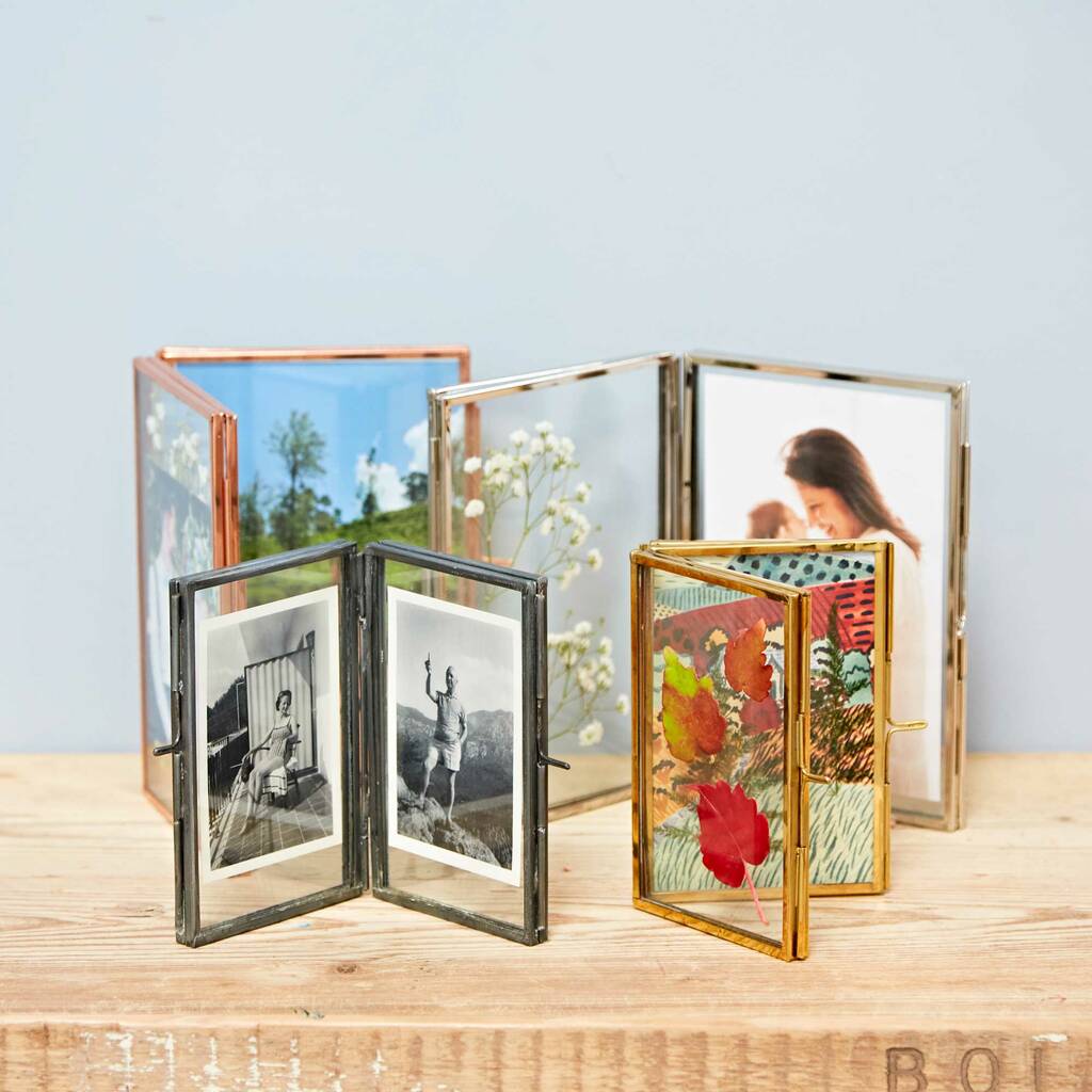 Recycled Glass Folded Photo Frame, 1 of 10