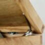 Handmade Wooden Storage Coffee Table Trunk, thumbnail 8 of 11