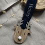 Personalised Reindeer Christmas Hanging Decoration, thumbnail 3 of 5