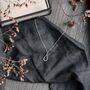Sterling Silver Raindrop Necklace, thumbnail 2 of 5