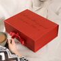 Personalised Luxury A4 Red Gift Box, thumbnail 1 of 6