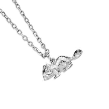 Personalised Sterling Silver Chinchilla Necklace, 2 of 7