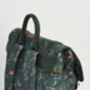 Into The Woods Green Buckle Medium Backpack, thumbnail 7 of 8