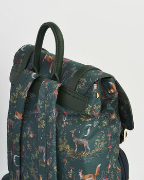 Into The Woods Green Buckle Medium Backpack, 7 of 8