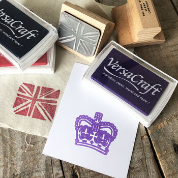 Crown And Union Jack Stamp Set, 2 of 2