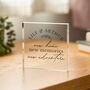 New Home Gift Couple Housewarming Plaque Keepsake, thumbnail 2 of 5