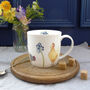 Fine Bone China Chickens And Forget Me Nots Easter Mug, thumbnail 2 of 11