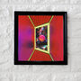 Surreal Trippy Sci Fi Square Art Print, thumbnail 4 of 5