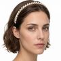 Sparkle Twist Pearl Headband, thumbnail 2 of 2