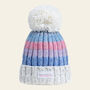Gradient Northern Lights Reflective Super Bobble Hat, thumbnail 1 of 3
