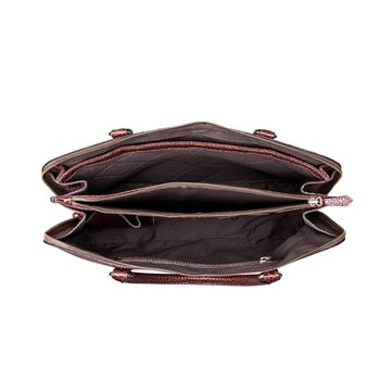 Ladies Leather Macbook Briefcase 'Fiorella Croco', 10 of 11