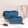 Personalised Velvet Makeup Bag, thumbnail 4 of 11