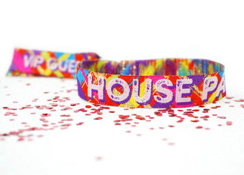 House Party Festival Party At Home Wristband Favours, 4 of 10