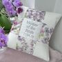 Mother Of The Bride Floral Cushion, thumbnail 6 of 8