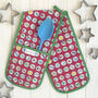Christmas Fayre Double Oven Gloves, thumbnail 1 of 6