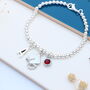 Personalised Graduation Cap Silver Bracelet Congratulations Gift, thumbnail 7 of 10
