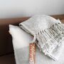 Light Grey Melee Throw, thumbnail 1 of 4