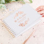 Floral Wedding Foiled Guest Book, thumbnail 2 of 7