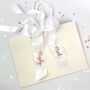 Personalised Ribbon Favours, Embroidered Bow Gift Tags, thumbnail 3 of 7
