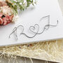 Wire Initials And Heart Keepsake, thumbnail 8 of 12