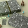 Woodland Green Christmas Wrapping Paper, thumbnail 11 of 11