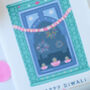 Three Hand Finished Sparkly Diwali Cards, thumbnail 8 of 10