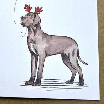 Great Dane Christmas Card, 3 of 3