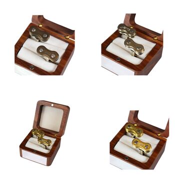 Personalised Bike Chain Cufflinks, 12 of 12