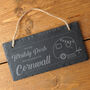 We're Terribly Posh, We Holiday…' Slate Sign, thumbnail 1 of 5