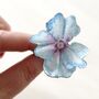 Blue Floral Hair Pins, thumbnail 4 of 5