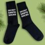 Secret Santa Men's Christmas Socks, thumbnail 1 of 3