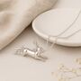 Personalised Sterling Silver Leaping Hare Necklace, thumbnail 1 of 10