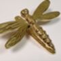 Brass Dragonfly Door Knocker Brass Finish, thumbnail 2 of 2