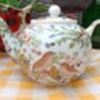 Two Cup Teapot In British Birds Design, thumbnail 1 of 9